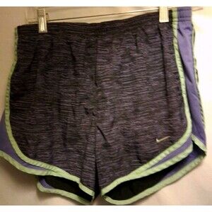 Womens Nike Dri Fit Lined Shorts Size Medium Gray Purple